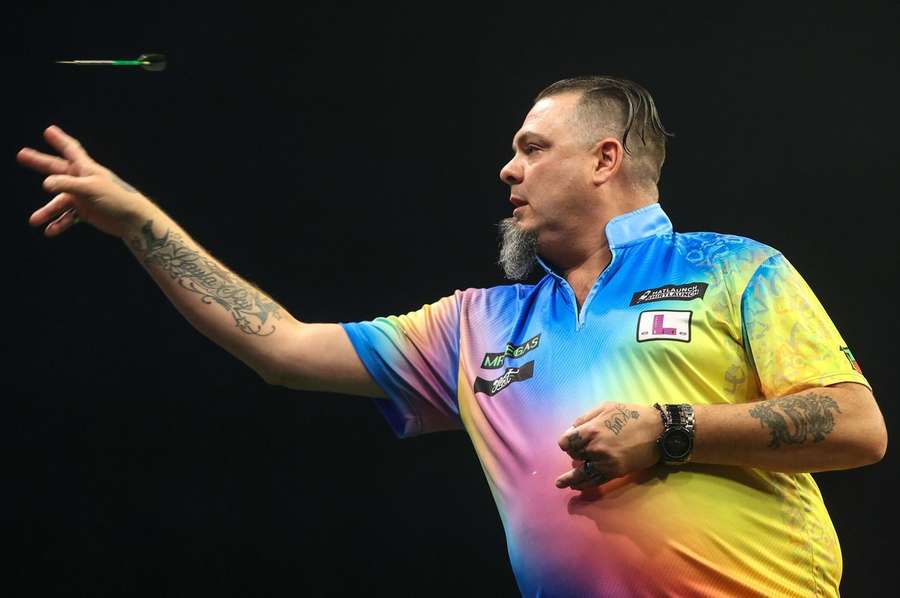 Stowe Buntz is één van de minder bekende darters op de Grand Slam of Darts