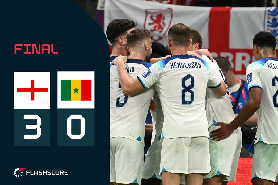 FINAL: Inglaterra acaba con Senegal y se cita en cuartos con Francia
