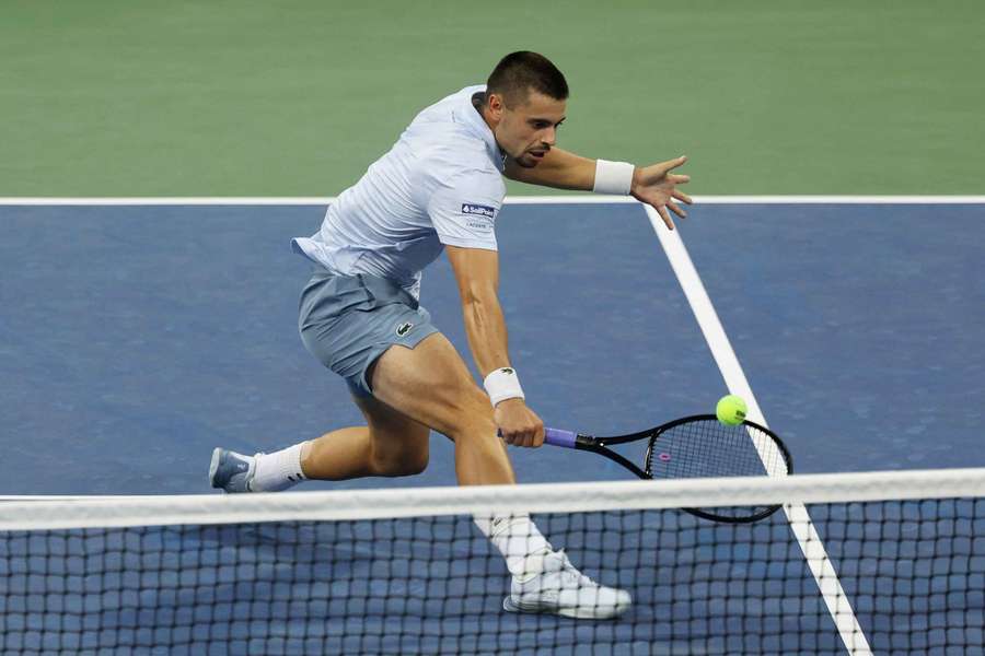 Arthur Gea à l'US Open le 7 septembre.
