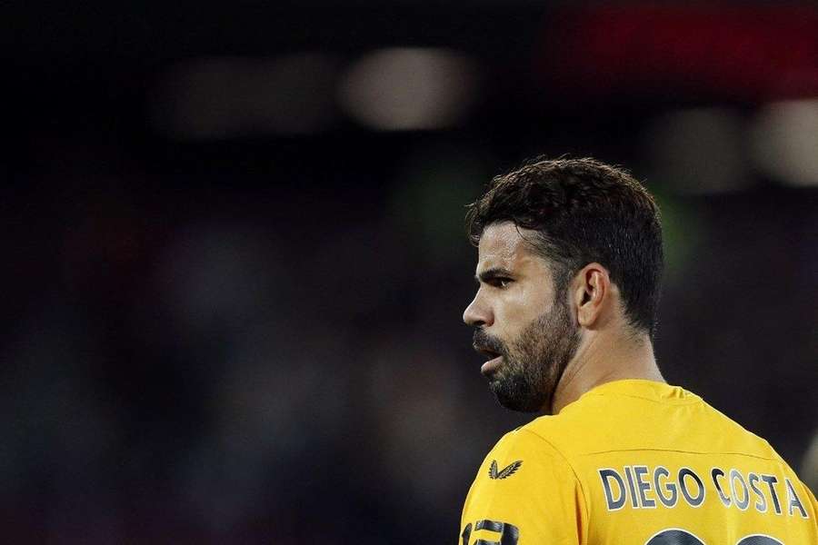 Diego Costa tem 25 jogos pelo Wolverhampton