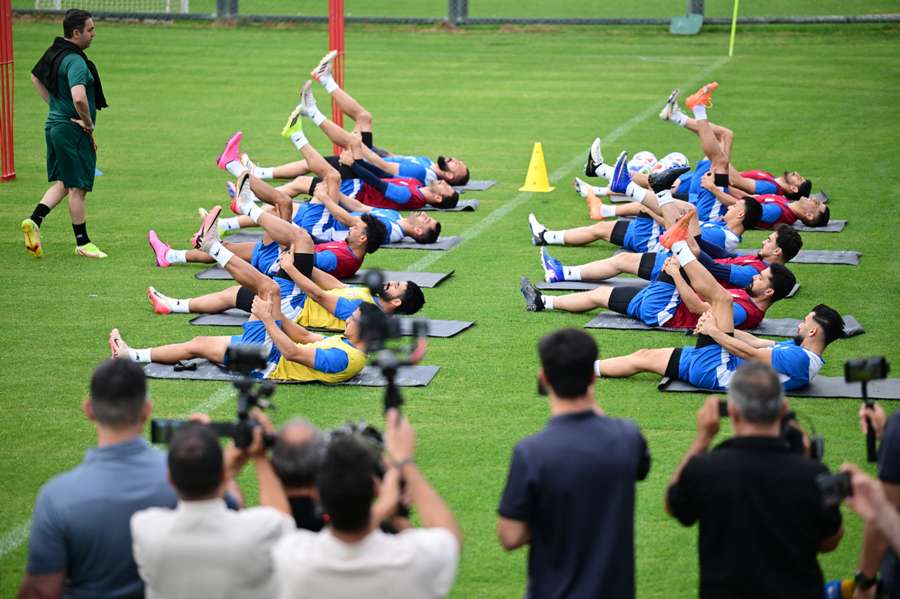 Öffentliche Trainingseinheit vom Iran Öffentliche Trainingseinheit vom Iran