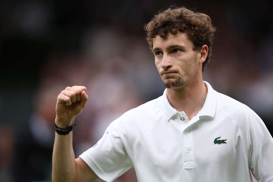 Ugo Humbert à Wimbledon.