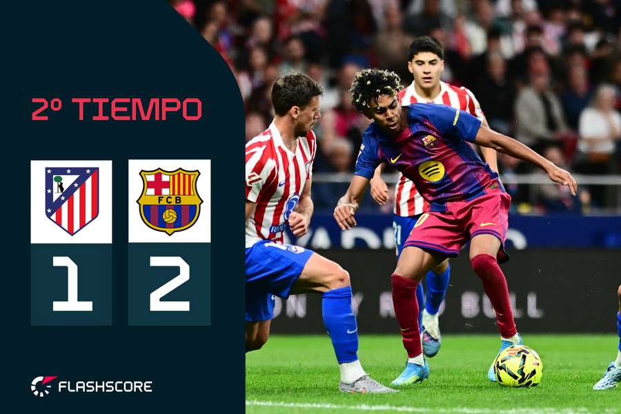Sigue el Atlético-Barça en directo en Flashscore