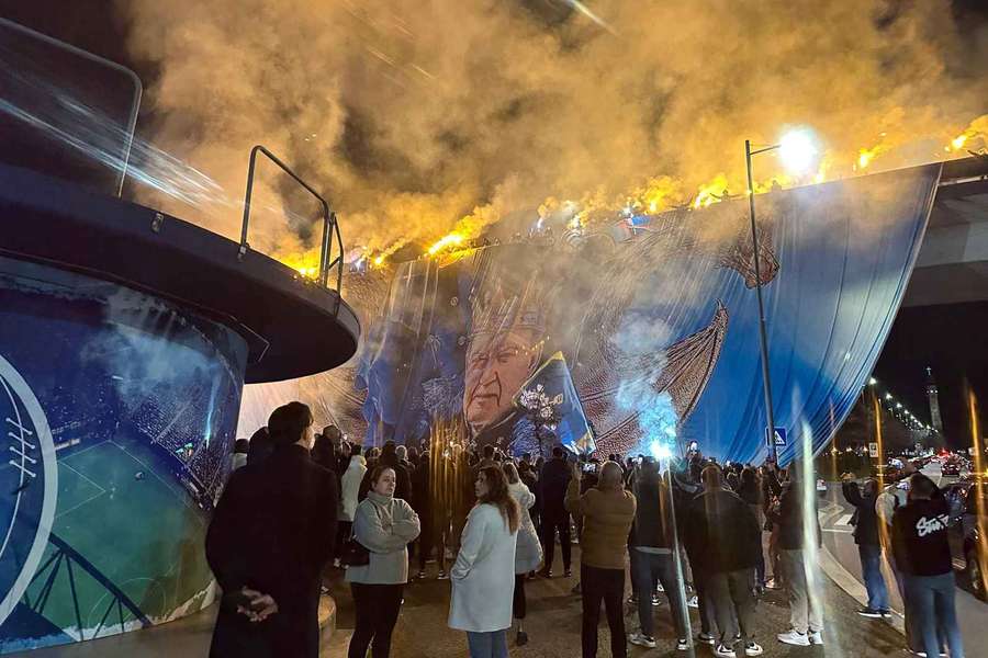 Adeptos do FC Porto no Estádio do Dragão