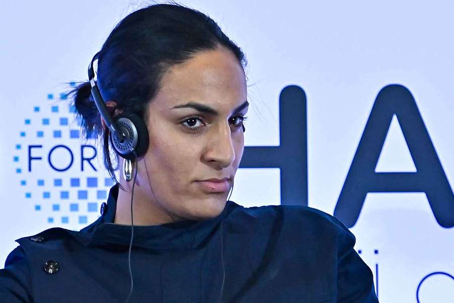 Imane Khelif a Doha nel dicembre 2024.