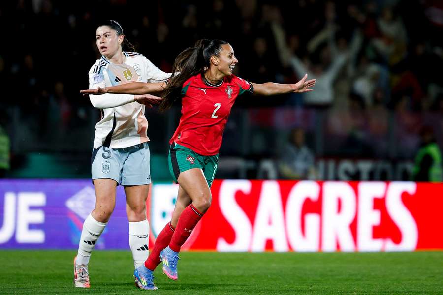 Catarina Amado marcou primeiro golo de Portugal Catarina Amado marcou primeiro golo de Portugal