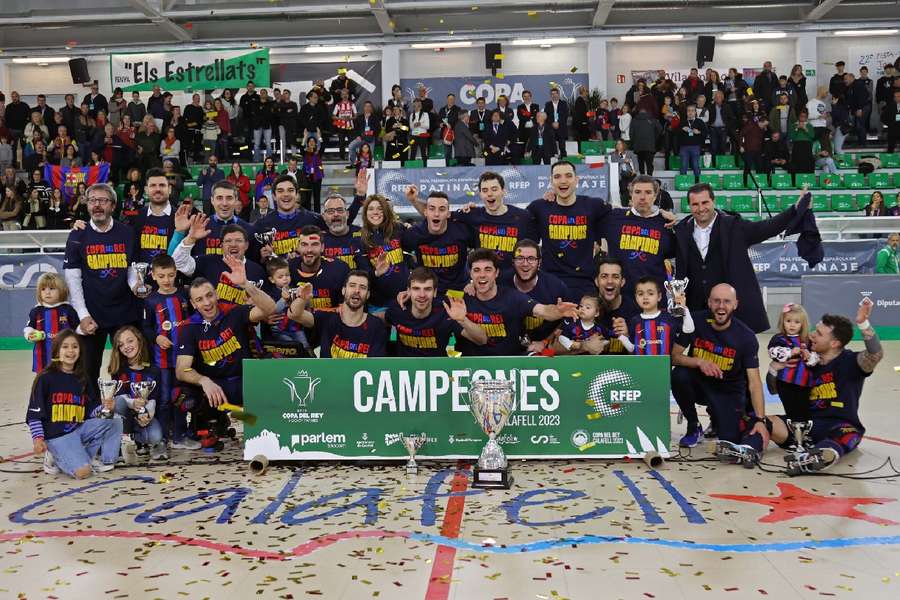 El Barcelona, campeón de la 79ª edición de la Copa del Rey de hockey sobre patines
