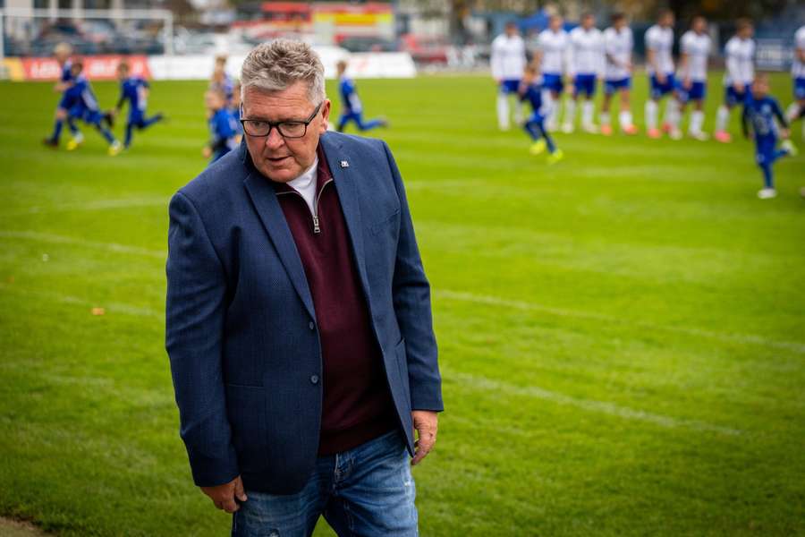 Kladenský trenér Zdeněk Hašek.