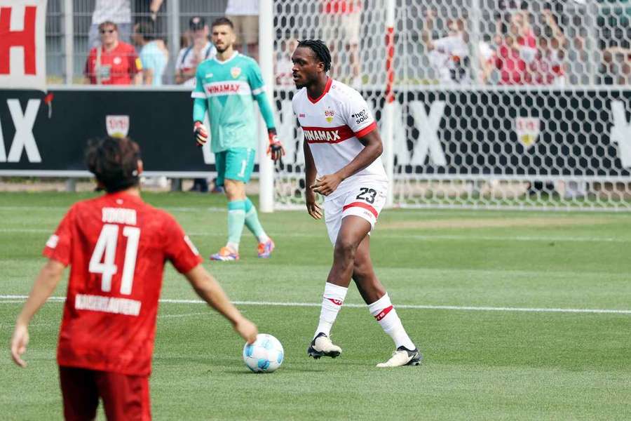 Zagadou bei seinem Comeback im Robert-Schlienz-Stadion