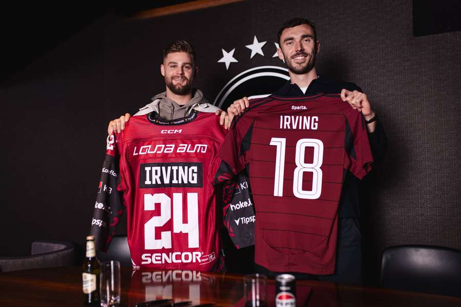 Aaron Irving přivítal svého jmenovce přímo na Letné.