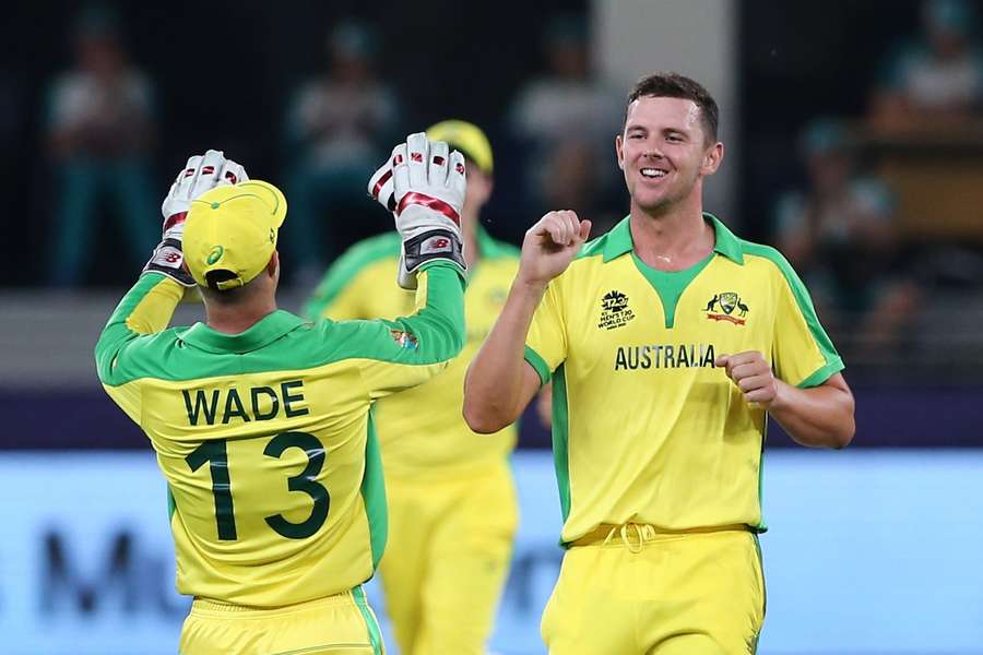 Matt Wade made 45 not out after Josh Hazlewood took 2-39 in the first innings