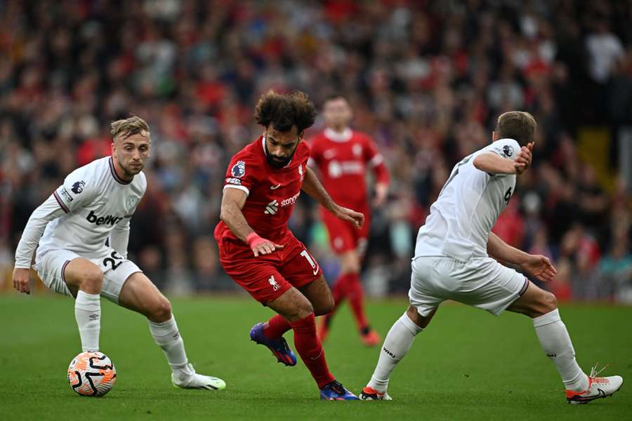 Salah sofreu o pênalti do primeiro gol