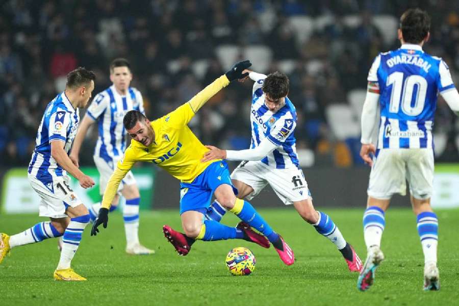 Real Sociedad could not convert their chances against Cadiz