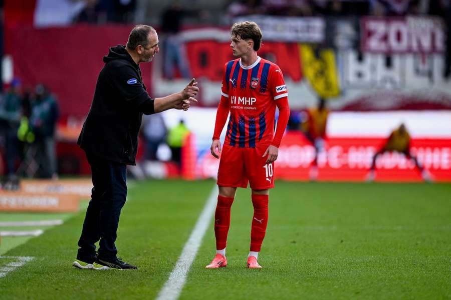 Paul Wanner (im Bild) und Frans Krätzig sind die jungen Wilden beim 1. FC Heidenheim.