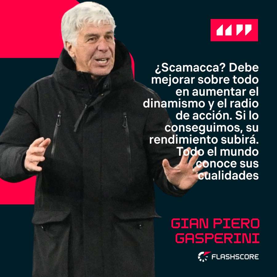 Declaraciones de Gasperini sobre Scamacca
