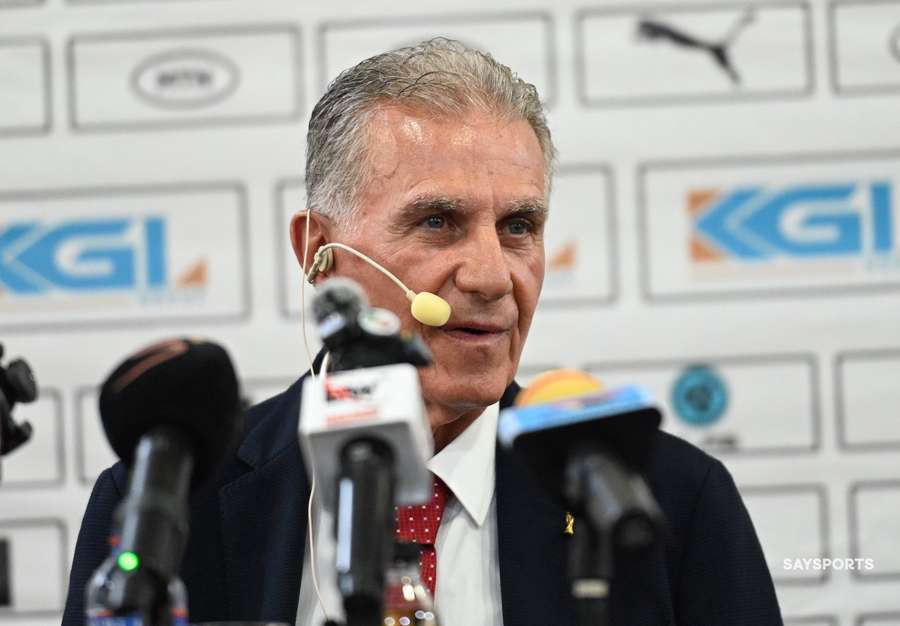 Carlos Queiroz arrived in Ghana for the first time on Wednesday, April 23
