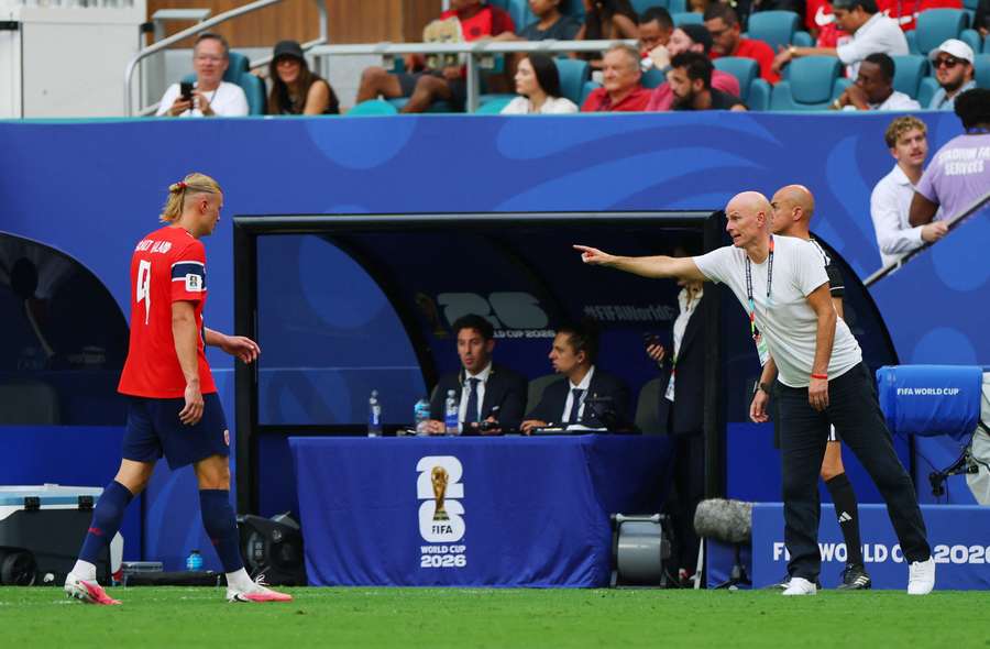 Haaland has been withdrawn Haaland has been withdrawn