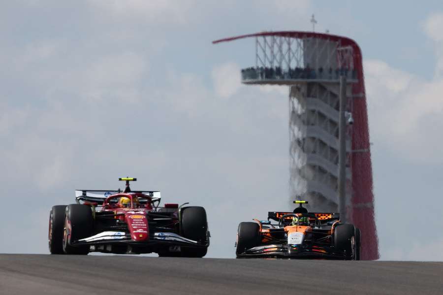 Lando Norris tops FP1 in Austin with Piastri and Verstappen third and fifth