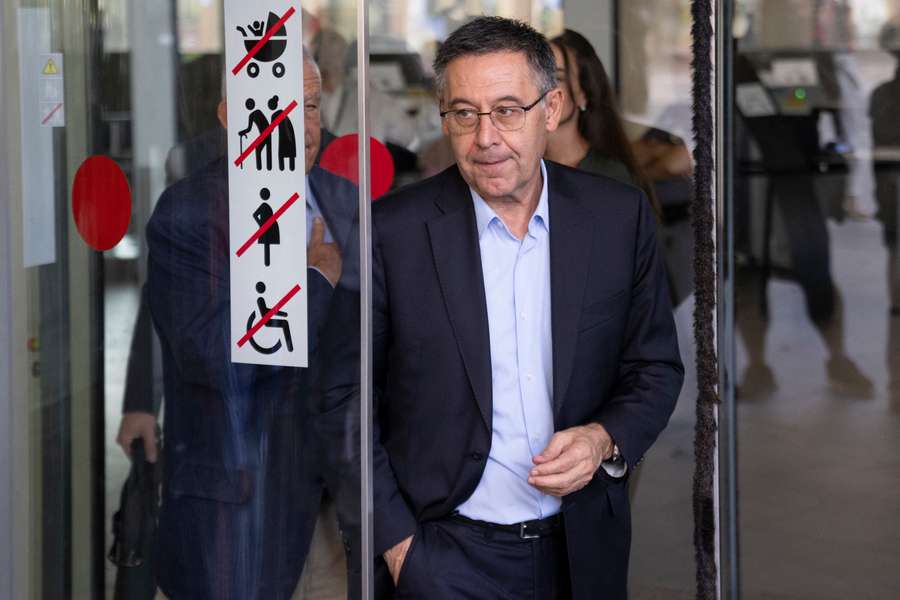Bartomeu, en su llegada a los juzgados