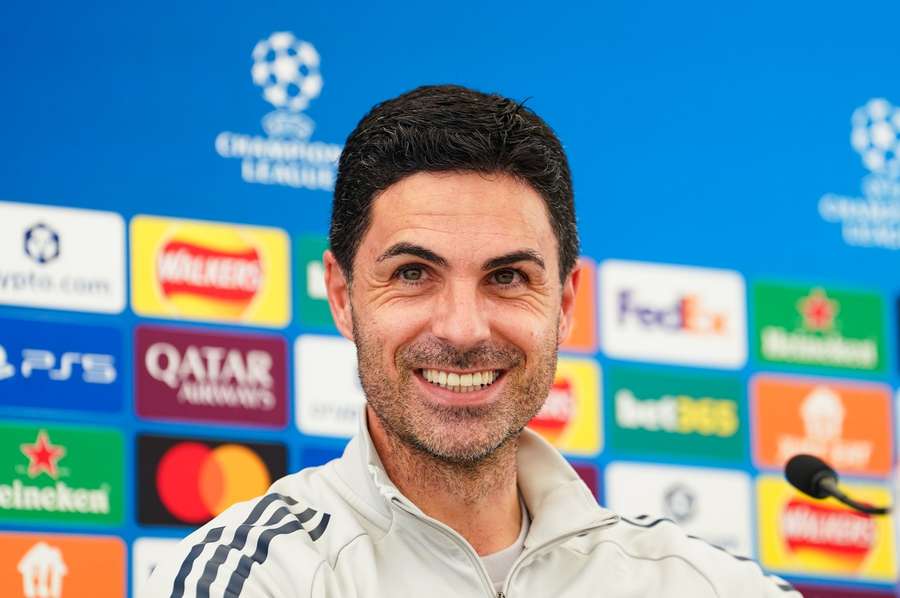 Mikel Arteta habla con la prensa tras la victoria del Arsenal en la Premier League
