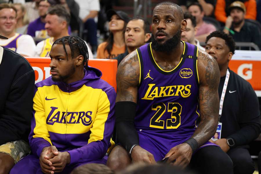 Los Lakers pasan a Bronny James a la G-League 