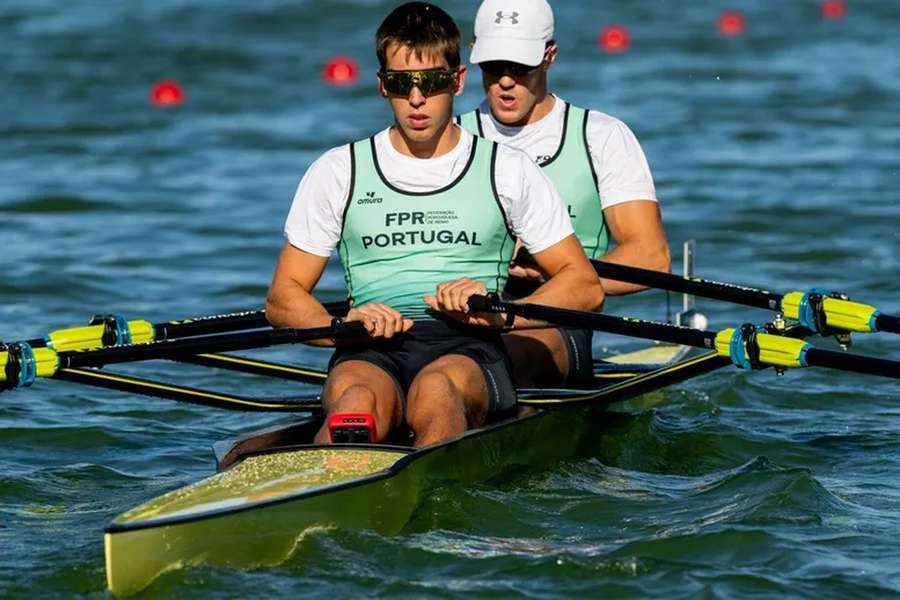 Pedro Rodrigues e Tomás Neves ficaram no oitavo lugar mundial em double-scull