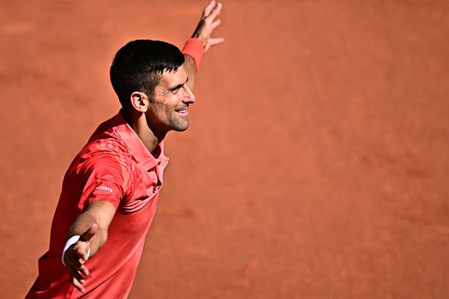 La felicidad se incrusta en el rostro de Djokovic