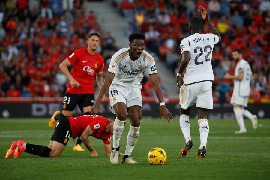 Aurelien Tchouameni wurde beim Ligaspiel gegen Mallorca rassistisch beleidigt.