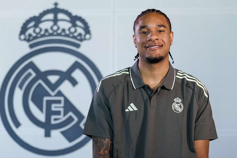 Okeke, en la entrevista con Real Madrid TV