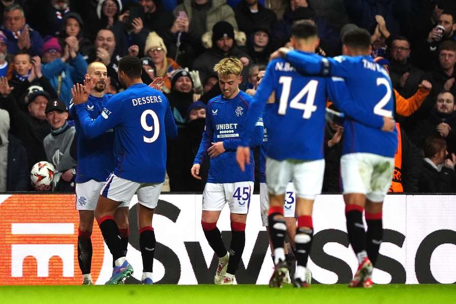 Rangers through to Europa League last 16 after beating Union SG
