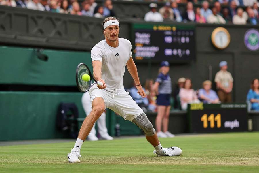 Zverev, récemment à Wimbledon. 