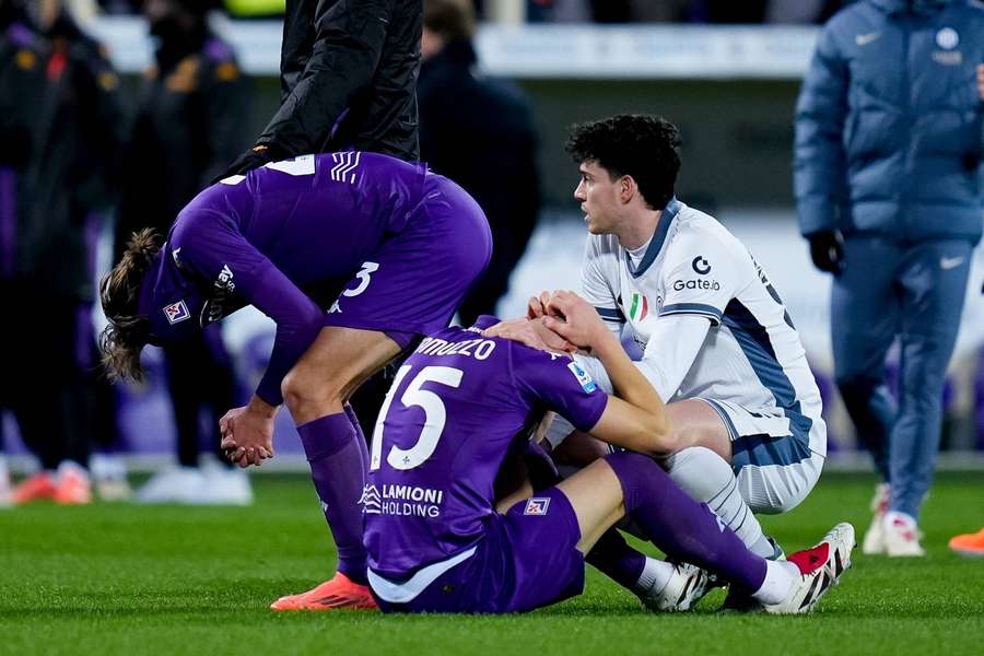 Fotbaliștii Fiorentinei, în lacrimi