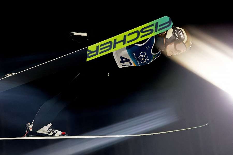 Anna Odine Stroem celebrates victory