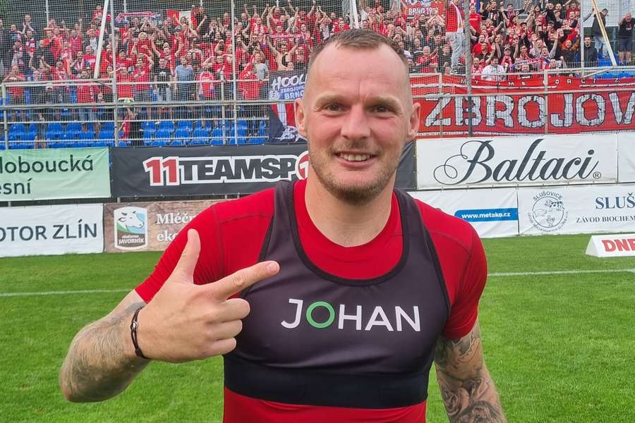Jakub Řezníček má po dvou gólech Zlínu v sedmi ligových zápasech úctyhodnou bilanci 4+3.