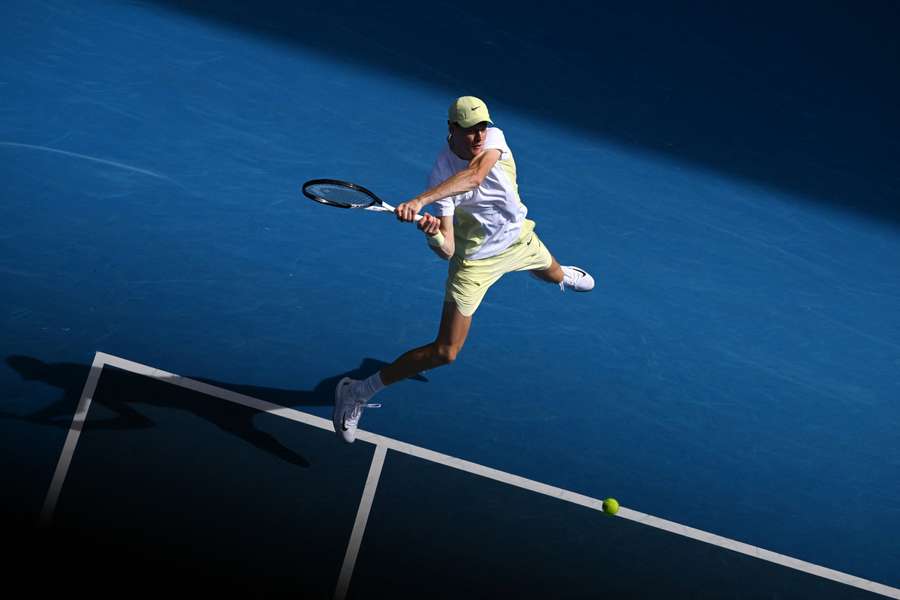 Jannik Sinner in Melbourne
