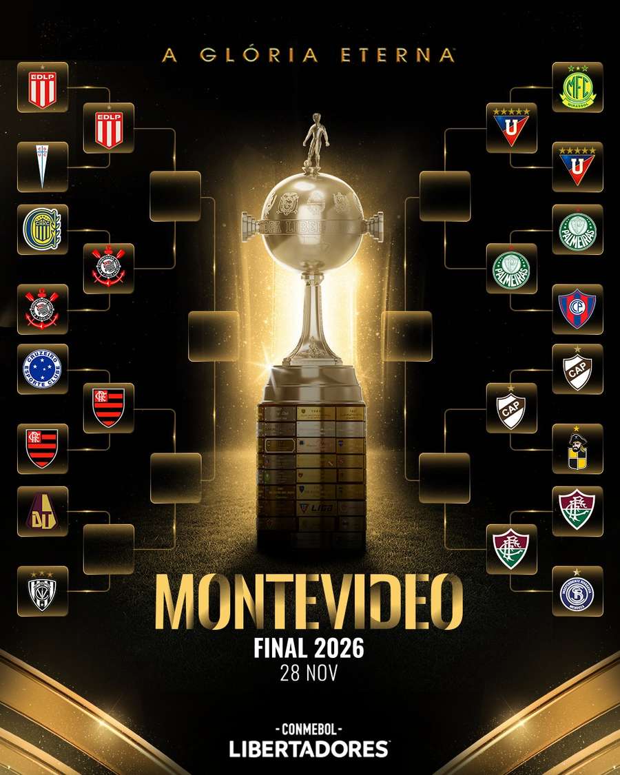 Os 7 times garantidos nas quartas de final da Libertadores