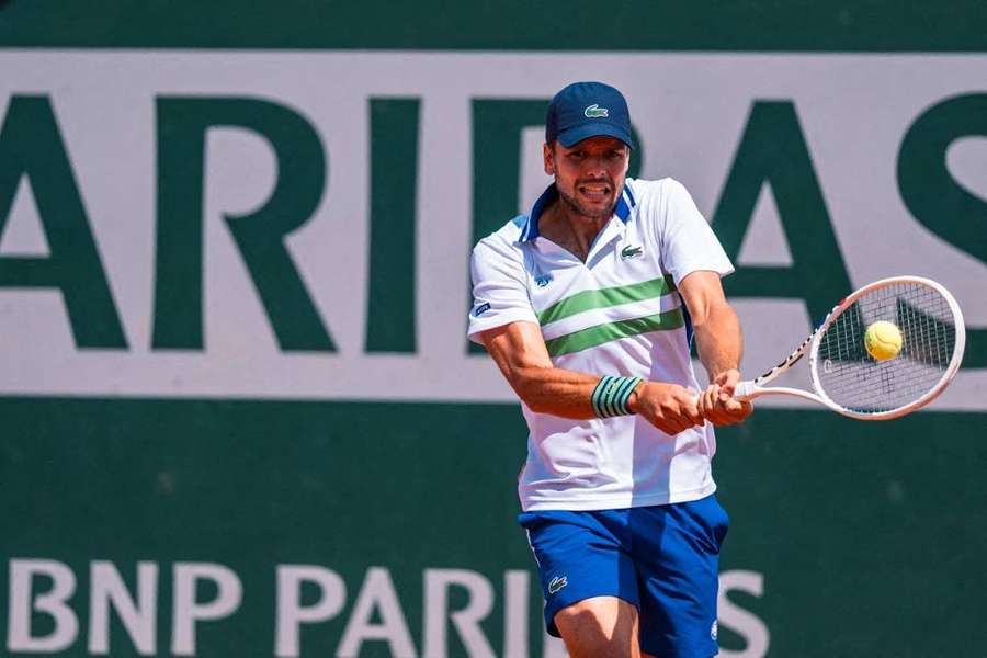 Barrère cette semaine à Roland-Garros.