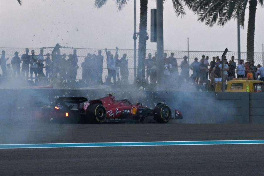 Sainz, en Anu Dhabi