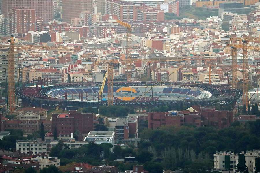 Le Camp Nou cette semaine.