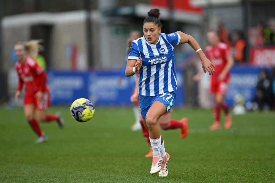 Carla Camacho, en un partido con el Brighton Carla Camacho, en un partido con el Brighton