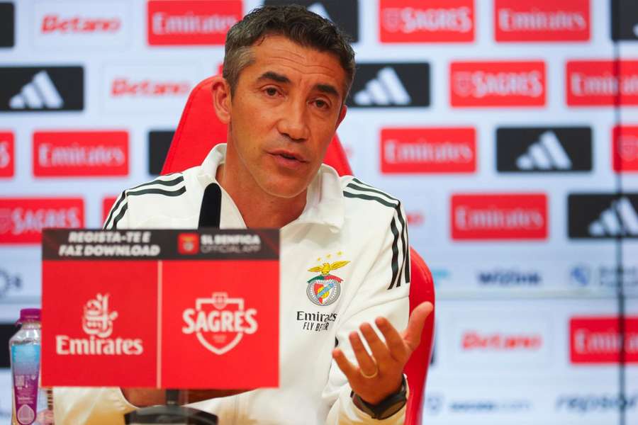 Bruno Lage, treinador do Benfica