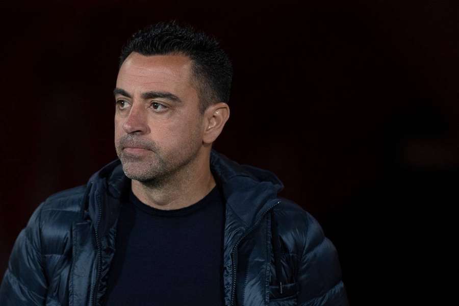 Xavi cette semaine à Almeria.