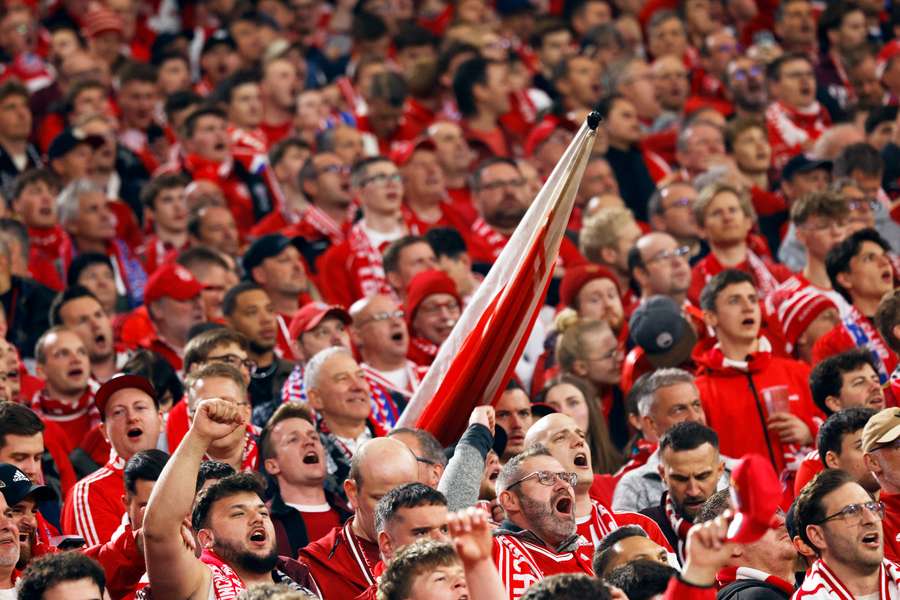 Bayern-Fans beim Heimspiel gegen Real