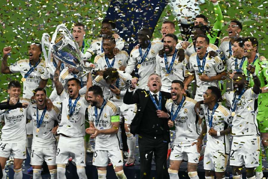 Real Madrid comemora primeiro título de Champions dentro de Wembley