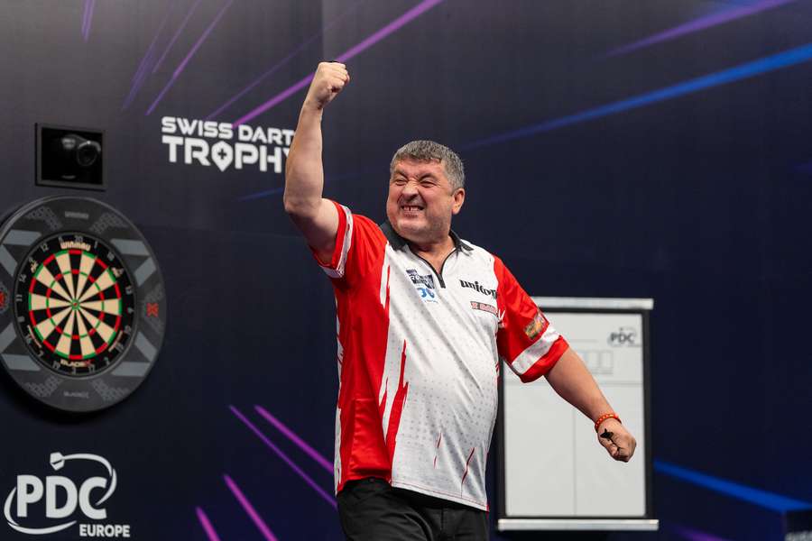 Mensur Suljovic after his win over Ross Smith