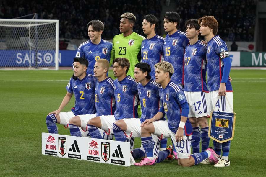 Japan voorafgaand aan de thuiswedstrijd tegen Noord-Korea