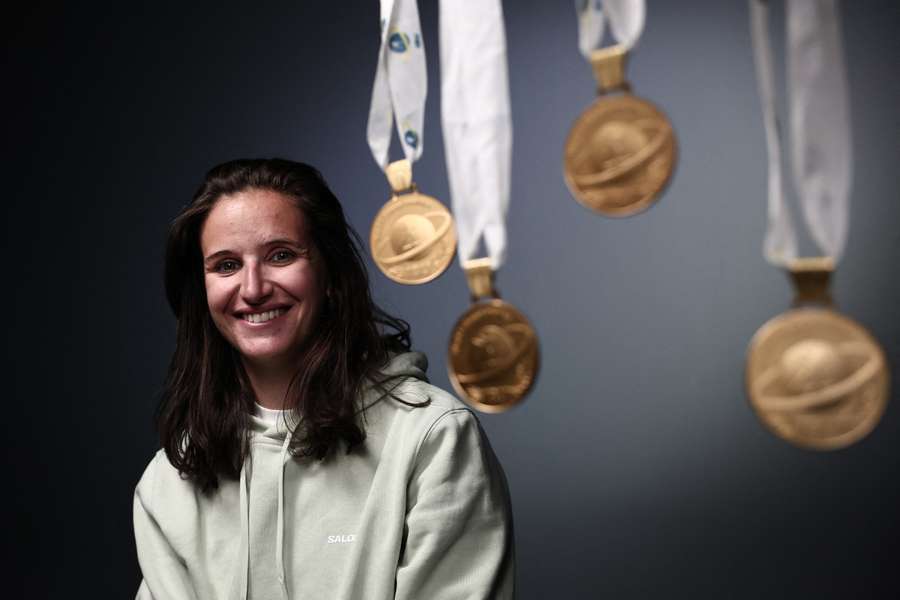 Julia Simon à Paris en avril dernier.