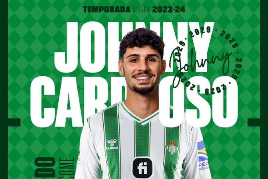 Johnny Cardoso, nuevo jugador del Betis