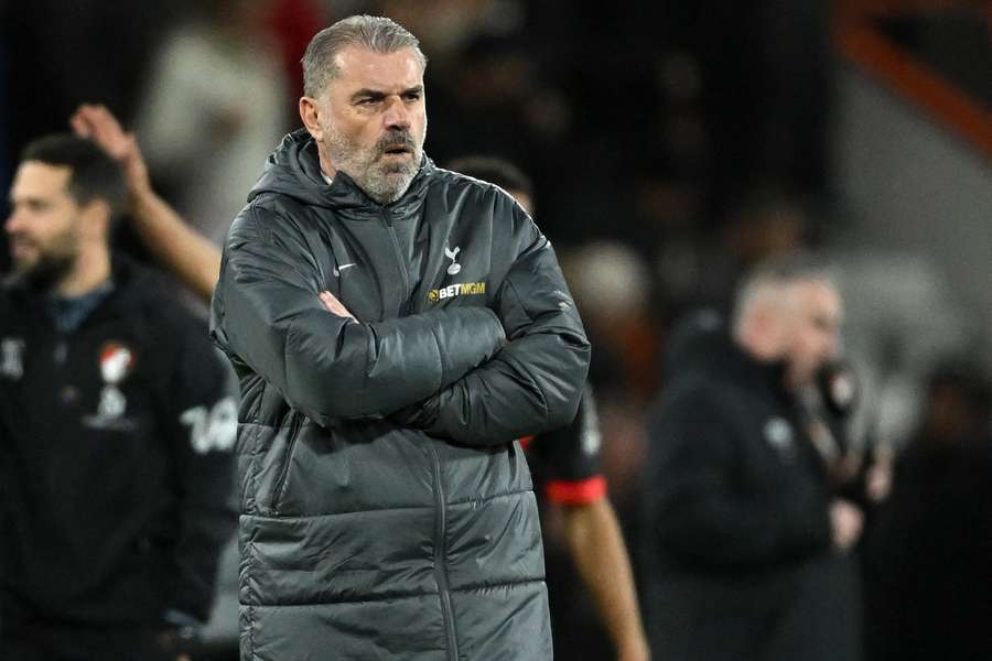 Ange Postecoglou's Tottenham have won just once in seven games