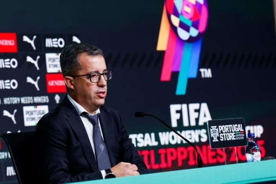 Luís Conceição, selecionador nacional feminino de futsal